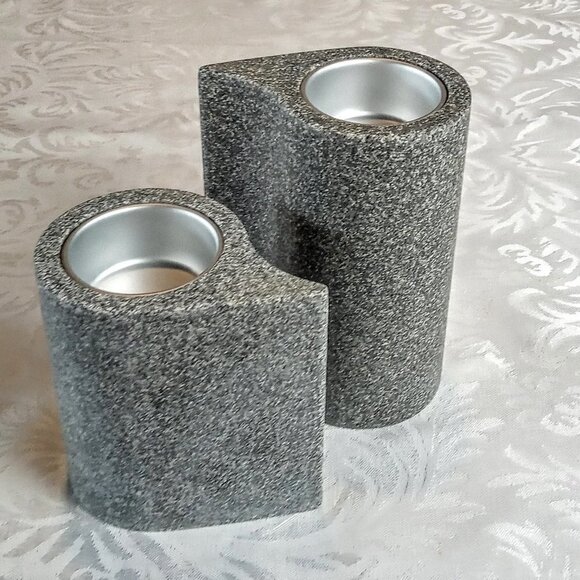 PartyLite Granite Puzzle Tealight Candle Holders - Picture 3 of 5